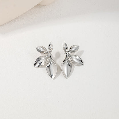 Irregular Metal Flower Women's Earrings