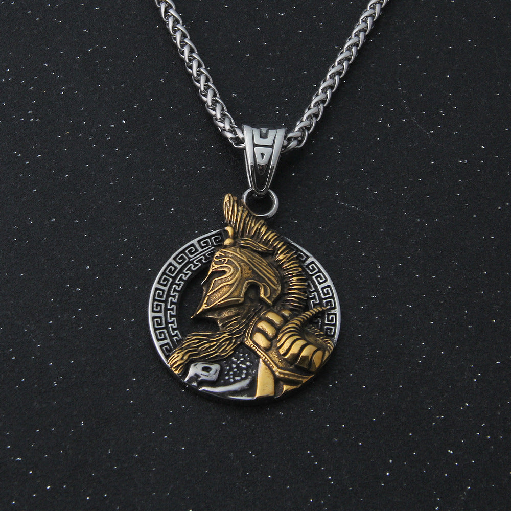 Spartan Sovereign Coin Pendant