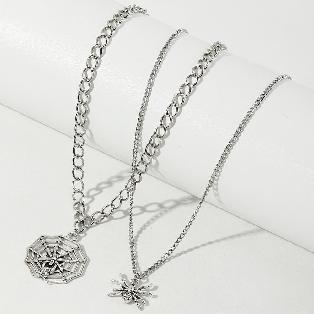 Women's Fashion Vintage Cobweb Cutout Necklace
