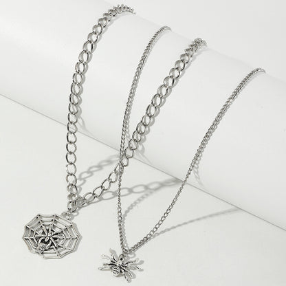 Women's Fashion Vintage Cobweb Cutout Necklace