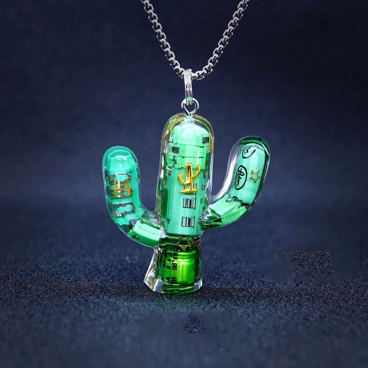 Trippy Cactus Charm