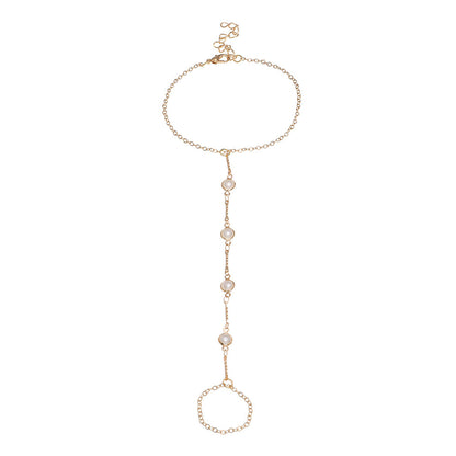 Butterfly Pearl Women's Toe Chain Ornament