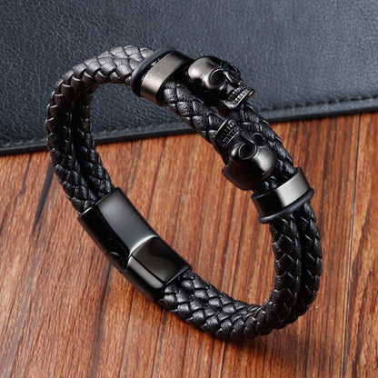 Ironclad Gold Skull Cuff