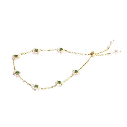 Pearl Flowers Bracelet
