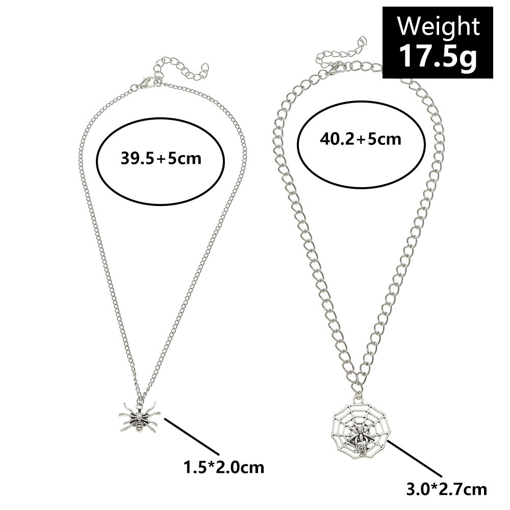 Women's Fashion Vintage Cobweb Cutout Necklace