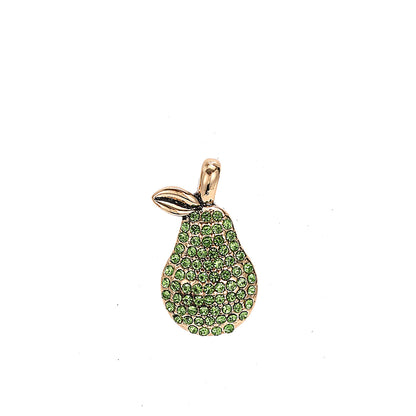 Summer Fruit Wind Watermelon Pendant Elephant Color Zircon Necklace 18K Gold